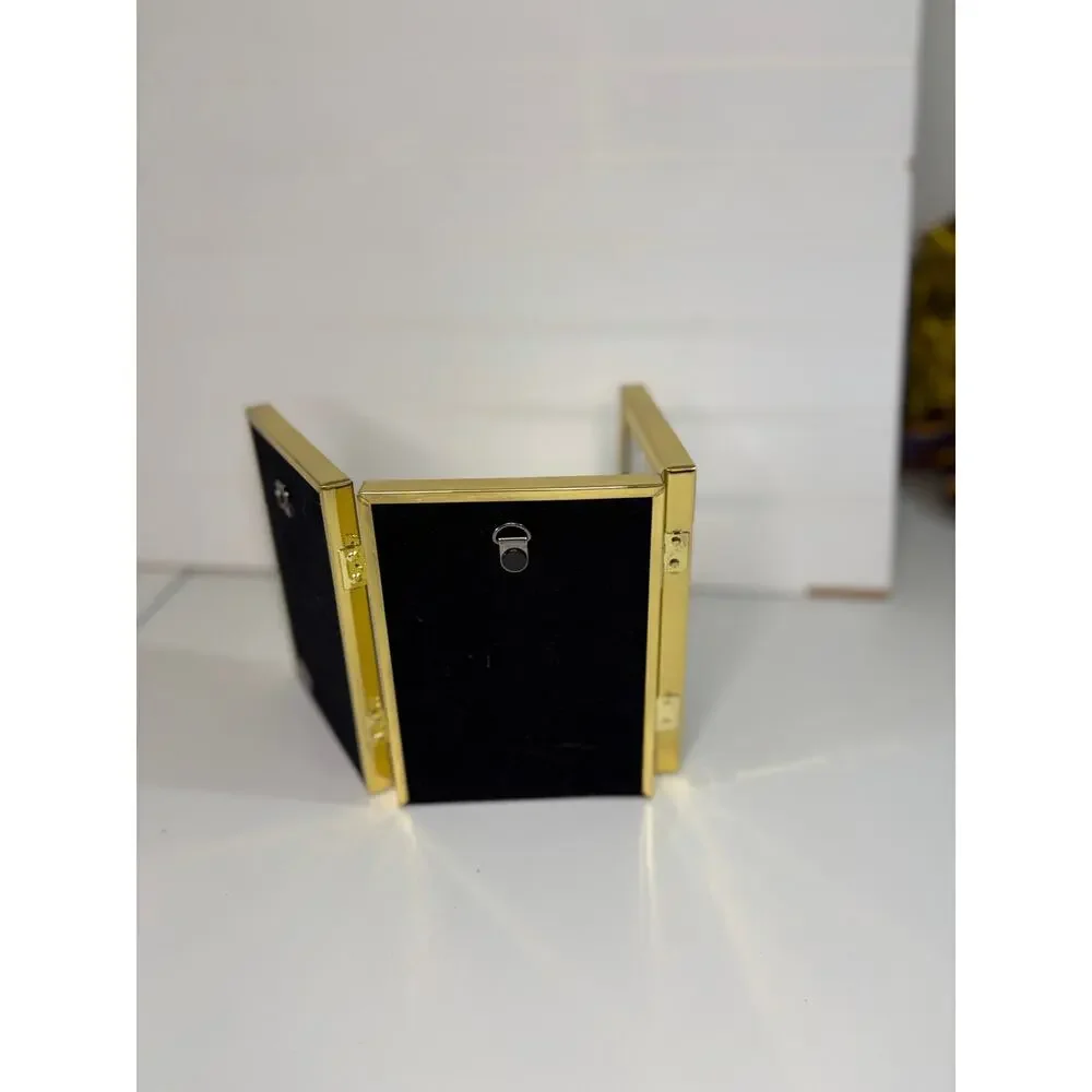 Fetco International Beacon Hill Solid Brass Picture Frames Tri Fold 5